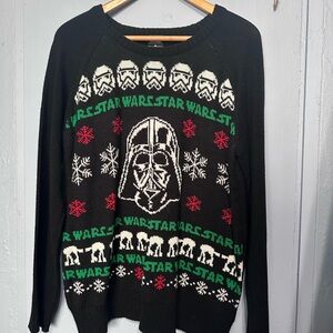 Star Wars Black Knit Sweater XL
